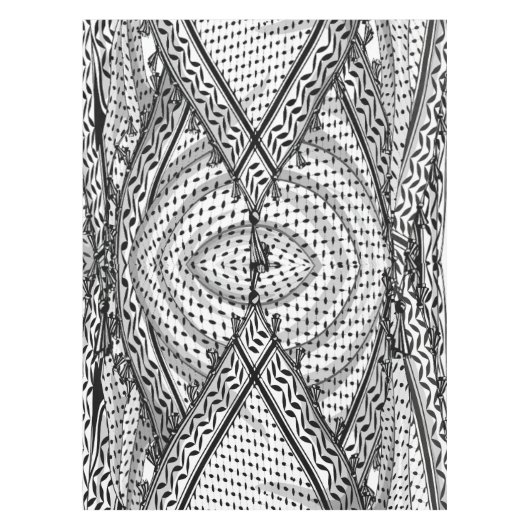 Nappe Keffiyeh Écharpe palestinienne tissu traditionnel (Devant)