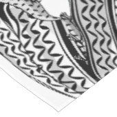 Nappe Keffiyeh Écharpe palestinienne tissu traditionnel (Angle)