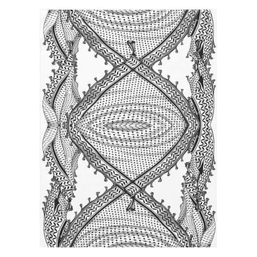 Nappe Keffiyeh Écharpe palestinienne tissu traditionnel (Devant)