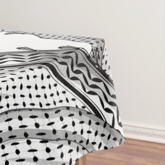 Nappe Keffiyeh Écharpe palestinienne tissu traditionnel (In Situ)