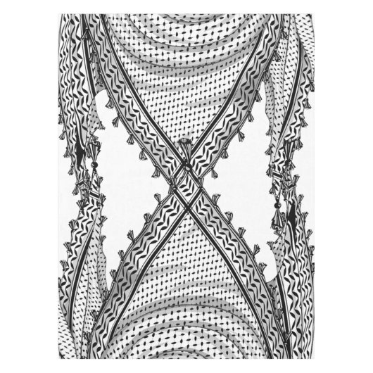 Nappe Keffiyeh Écharpe palestinienne tissu traditionnel (Devant)