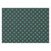 Nappe Ketmie turquoise mignonne chic tropicale élégante (Devant (Horizontal))