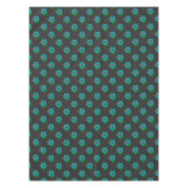 Nappe Ketmie turquoise mignonne chic tropicale élégante (Devant)