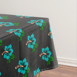 Nappe Ketmie turquoise mignonne chic tropicale élégante