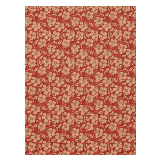 Nappe Ketmie vintage de Hawaïen de Mele Kalikimaka (Devant)