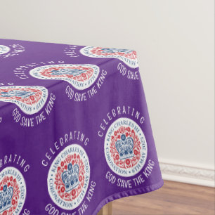 Nappe KING CHARLES III Coronation Purple Souvenir