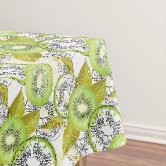 Nappe Kiwi, fruité, vert et blanc, frais (In Situ)