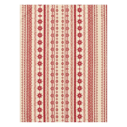 Nappe Knitted-Pattern look Nordic folk art style (Devant)