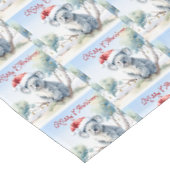 Nappe Koala assise dans un gommier Joyeux Noël (Angle)
