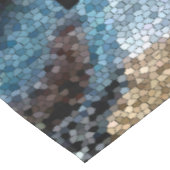 Nappe Kokopelli Sud-Ouest Désert Mosaïque bleue 52 x 70 (Angle)