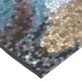 Nappe Kokopelli Sud-Ouest Désert Mosaïque bleue 52 x 70 (Angle)