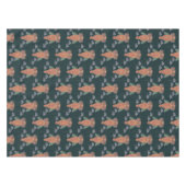Nappe La chouette de sagesse et de fleurs (Devant (Horizontal))