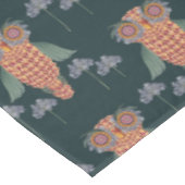 Nappe La chouette de sagesse et de fleurs (Angle)