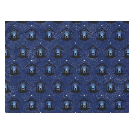 Nappe La crèche de Noël Scène religieuse (Devant (Horizontal))