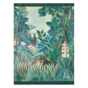 Nappe La faune de la peinture tropicale de la jungle