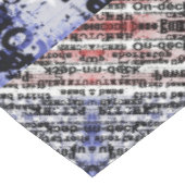 Nappe La gloire du baseball | Mots du drapeau américain (Angle)