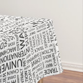 Nappe La LOGISTIQUE modèle avec des mots (In Situ)