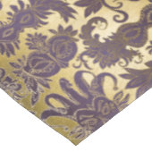 Nappe La mascarade pourpre de mardi gras masque l'or de (Angle)