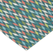 Nappe La moitié du siècle Teal moderne et motif de (Angle)