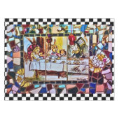 Nappe la mosaïque de la fête du thé fou (Devant (Horizontal))