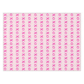 Nappe La Saint Valentin rose XOXO (Devant (Horizontal))