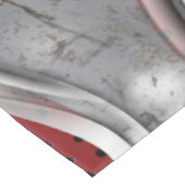 Nappe La texture Gris Rouge 3D en métal gras (Angle)