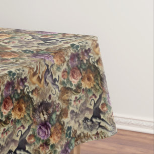 Nappe La végétation sauvage - Motif victorien gothique m