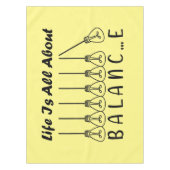 Nappe La vie, c'est l'équilibre de l'inspiration de moti (Devant)