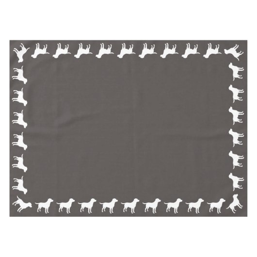 Nappe Labrador Baby shower de chien Laboratoire gris Neu (Devant (Horizontal))