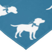 Nappe Labrador Chien Baby shower Blue Boy Lab (Angle)