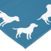 Nappe Labrador Chien Baby shower Blue Boy Lab (Angle)
