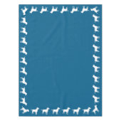 Nappe Labrador Chien Baby shower Blue Boy Lab (Devant)