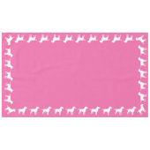 Nappe Labrador Chien Baby shower Girl Lab Rose (Devant (Horizontal))