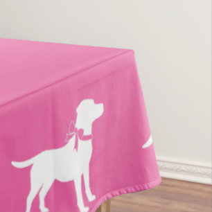 Nappe Labrador Chien Baby shower Rose Girl Lab