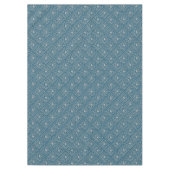 Nappe Labyrinthe bleu espiègle sur toute couleur (Devant)