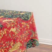 NAPPE LADY AND UNICORN, FLEURS D'IMAGINAIRES, ANIMAUX, F (In Situ)