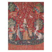 Nappe Lady and Unicorn Medieval Tapestry Smell (Devant)