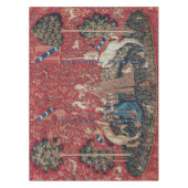 Nappe Lady and Unicorn Medieval Tapestry Taste (Devant)