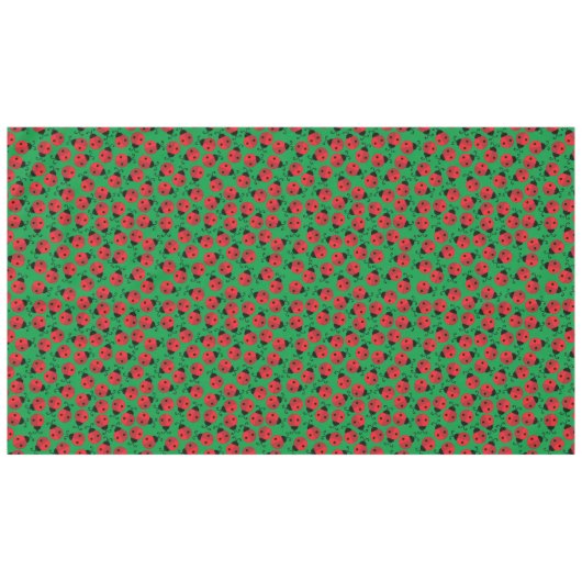 Nappe Lady Bug Cute 1ère fête d'anniversaire (Devant (Horizontal))