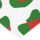 Nappe laide poster de animal léopard de Noël (Angle)