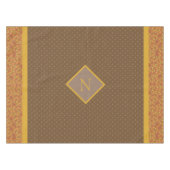 Nappe Laisser Monogramme Polka Dot (Devant (Horizontal))