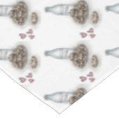 Nappe Lait et biscuits avec coeur (Angle)