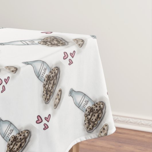 Nappe Lait et biscuits avec coeur (In Situ)