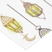 Nappe Lanternes Ramadan Moubarak Oriental Arabe Musulman (Angle)