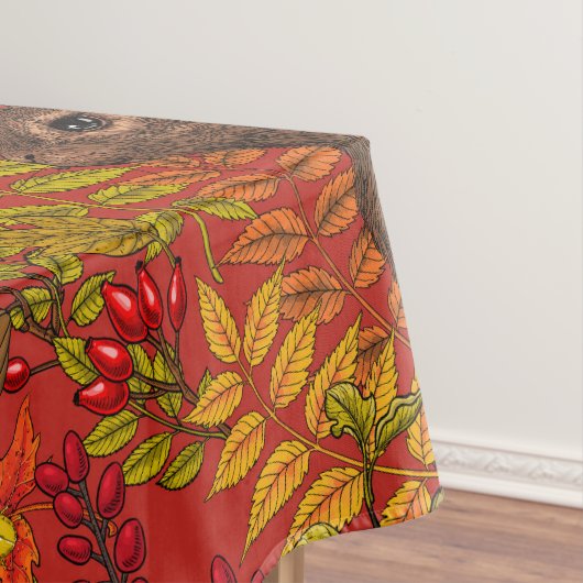 Nappe Lapin d'automne en rouge (In Situ)