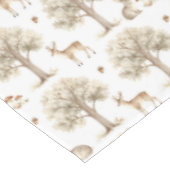 Nappe Lapin de forêt et motif de cerf (Angle)