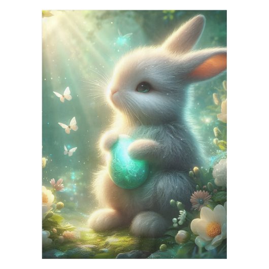 Nappe Lapin de la forêt magique des bois oeuf (Devant)