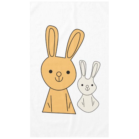 Nappe Lapin de Pâques (Devant)