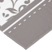 Nappe Lapin de Pâques Brun floral (Angle)