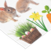 Nappe Lapin de Pâques classique Collage Fête de vacances (Angle)